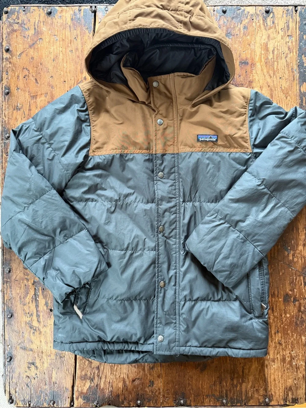 Patagonia Bivy Hooded Puffer Jacket XL Kids 14